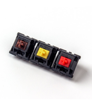 Gateron KS-3X Full Black Switch 110pcs/Set Green