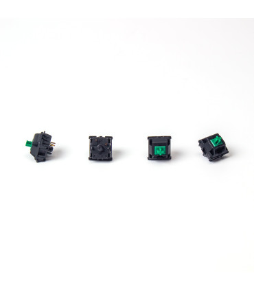 Gateron KS-3X Full Black Switch 110pcs / Set Green