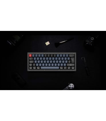 Keychron V4 Frosted Black QMK Red Switch (ISO-CH)