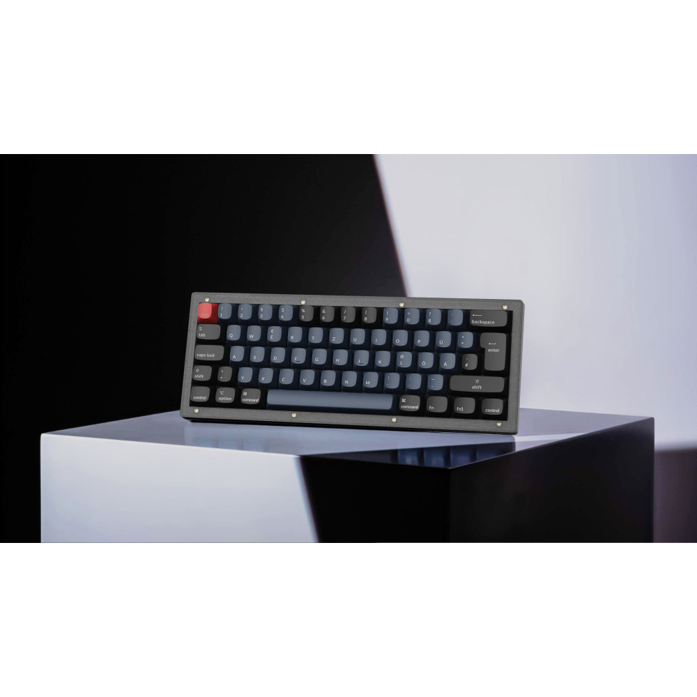 Keychron V4 Frosted Black QMK Red Switch (ISO-CH)
