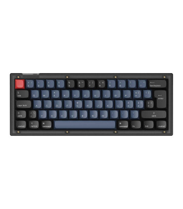 Keychron V4 Frosted Black QMK Brown Switch (ISO-CH)