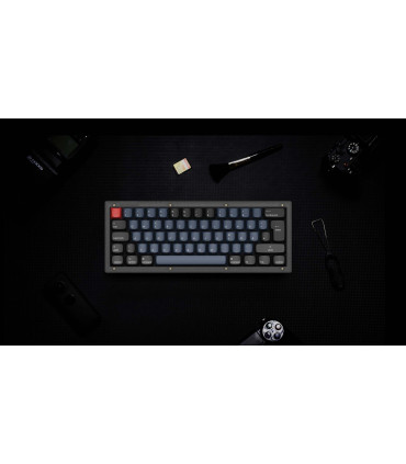 Keychron V4 Frosted Black QMK Brown Switch (ISO-CH)