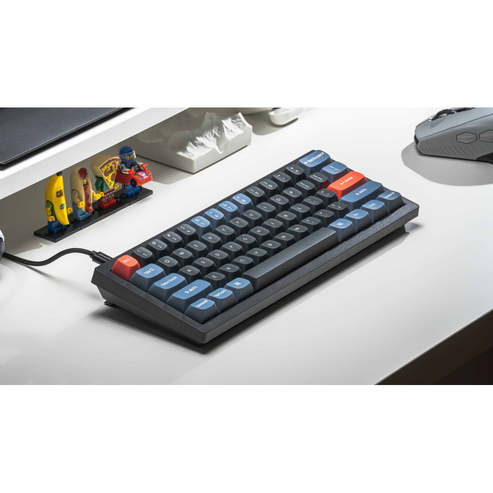Keychron V4 Frosted Black QMK Brown Switch (ISO-CH)