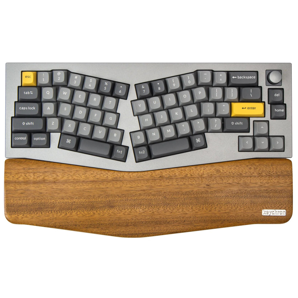 Ergonomic wrist rest made of fine wood for more comfort