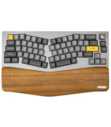 Ergonomic wrist rest made of fine wood for more comfort