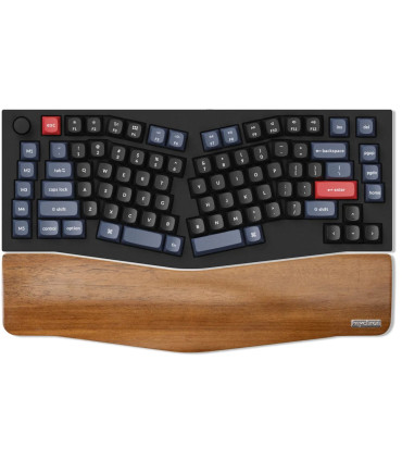 Ergonomische Handballenauflage aus edlem Holz für für mehr Komfort