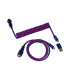 Keychron Premium Coiled Cable - Purple
