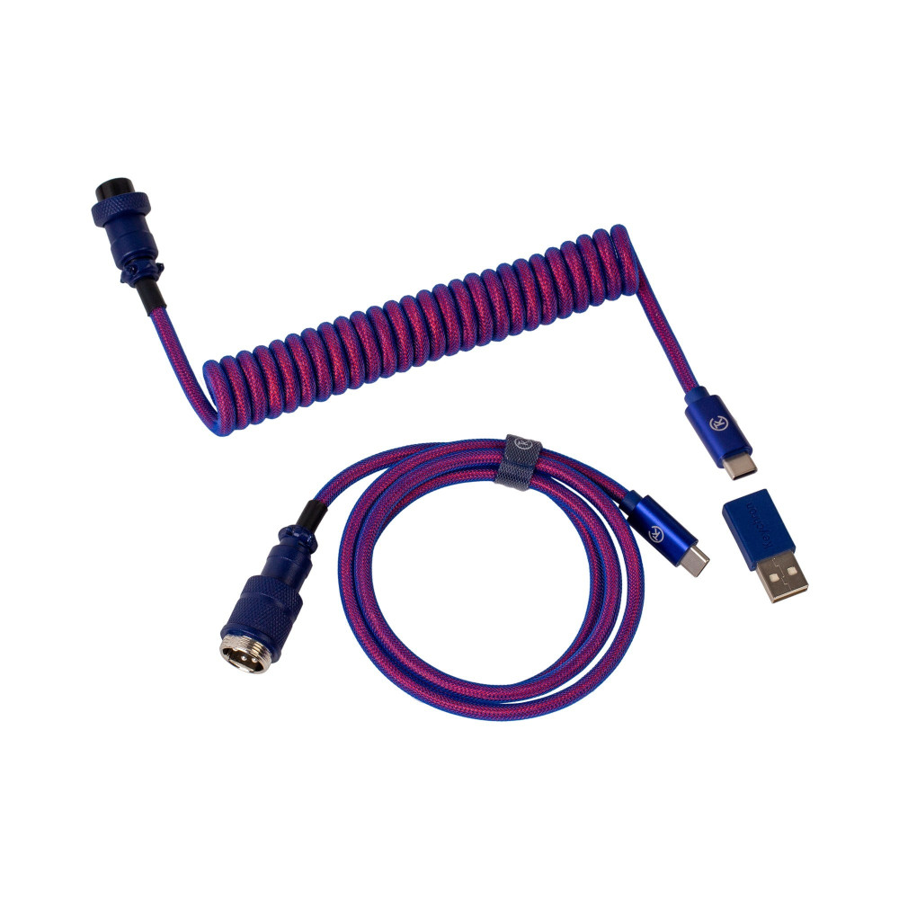 Keychron Premium Coiled Cable - Purple