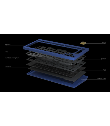 Keychron Q1 QMK Hot-Swap Barebone (ISO) Space Grey