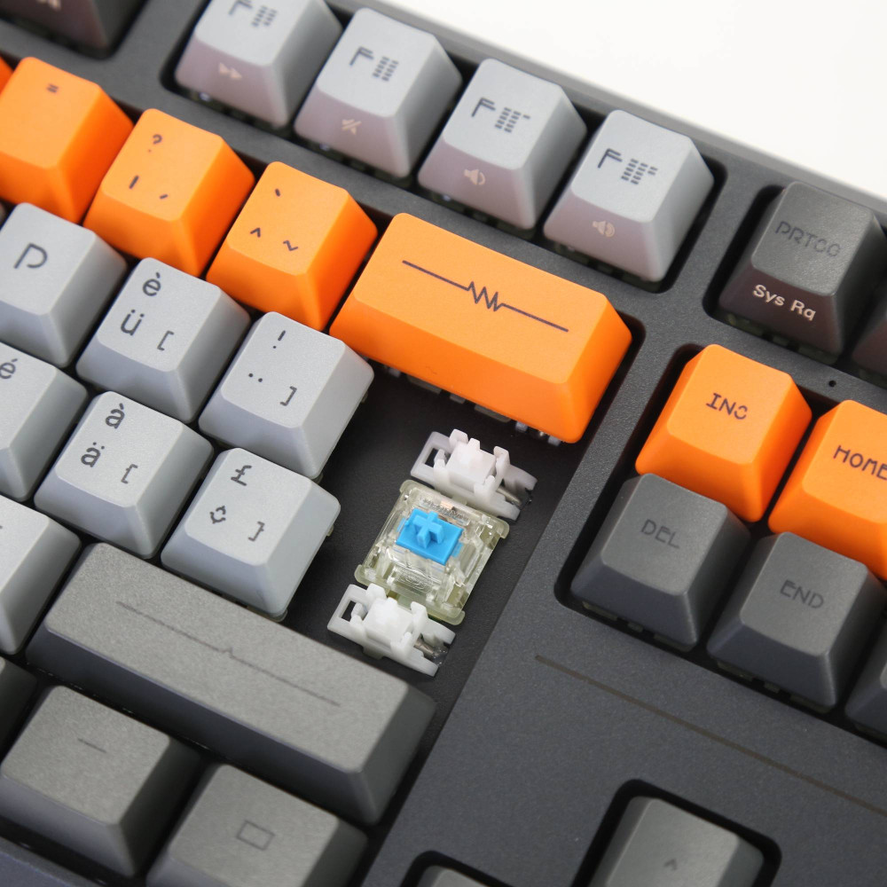 Varmilo Cliff Bot Lie Cherry MX Silent Red Swiss Layout (ISO-CH)