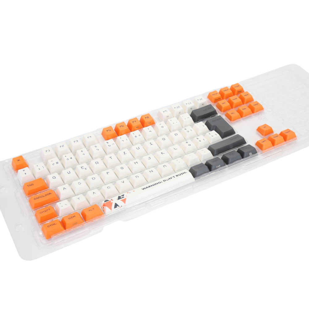 Varmilo Capuchons de touches PBT dans une disposition ISO-CH suisse | Durable et élégant