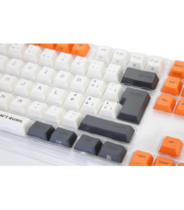 Varmilo Capuchons de touches PBT dans une disposition ISO-CH suisse | Durable et élégant