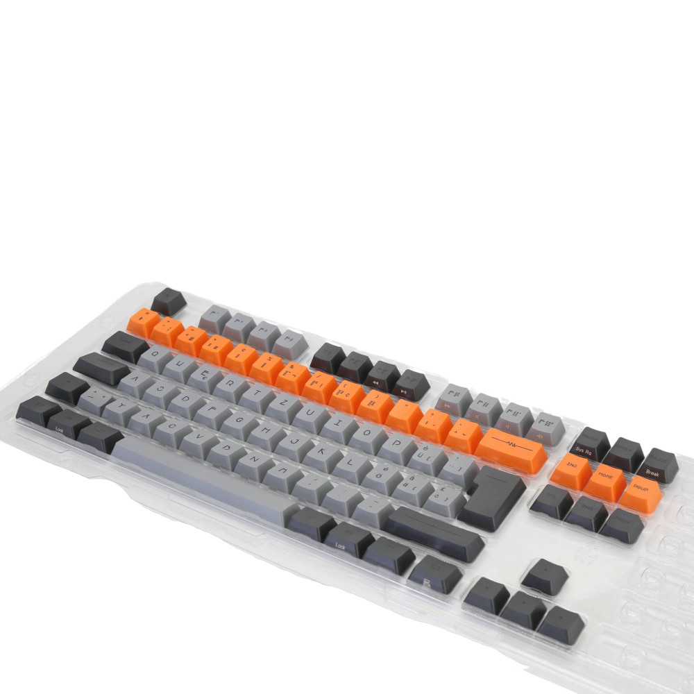 Varmilo Capuchons de touches PBT dans une disposition ISO-CH suisse | Durable et élégant