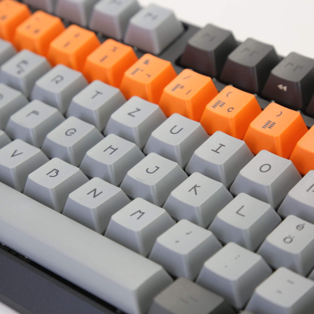 Varmilo Capuchons de touches PBT dans une disposition ISO-CH suisse | Durable et élégant