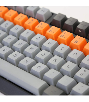 Varmilo Capuchons de touches PBT dans une disposition ISO-CH suisse | Durable et élégant