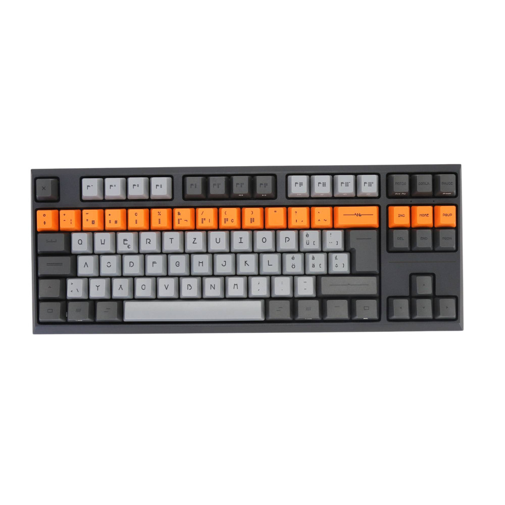 Varmilo Capuchons de touches PBT dans une disposition ISO-CH suisse | Durable et élégant