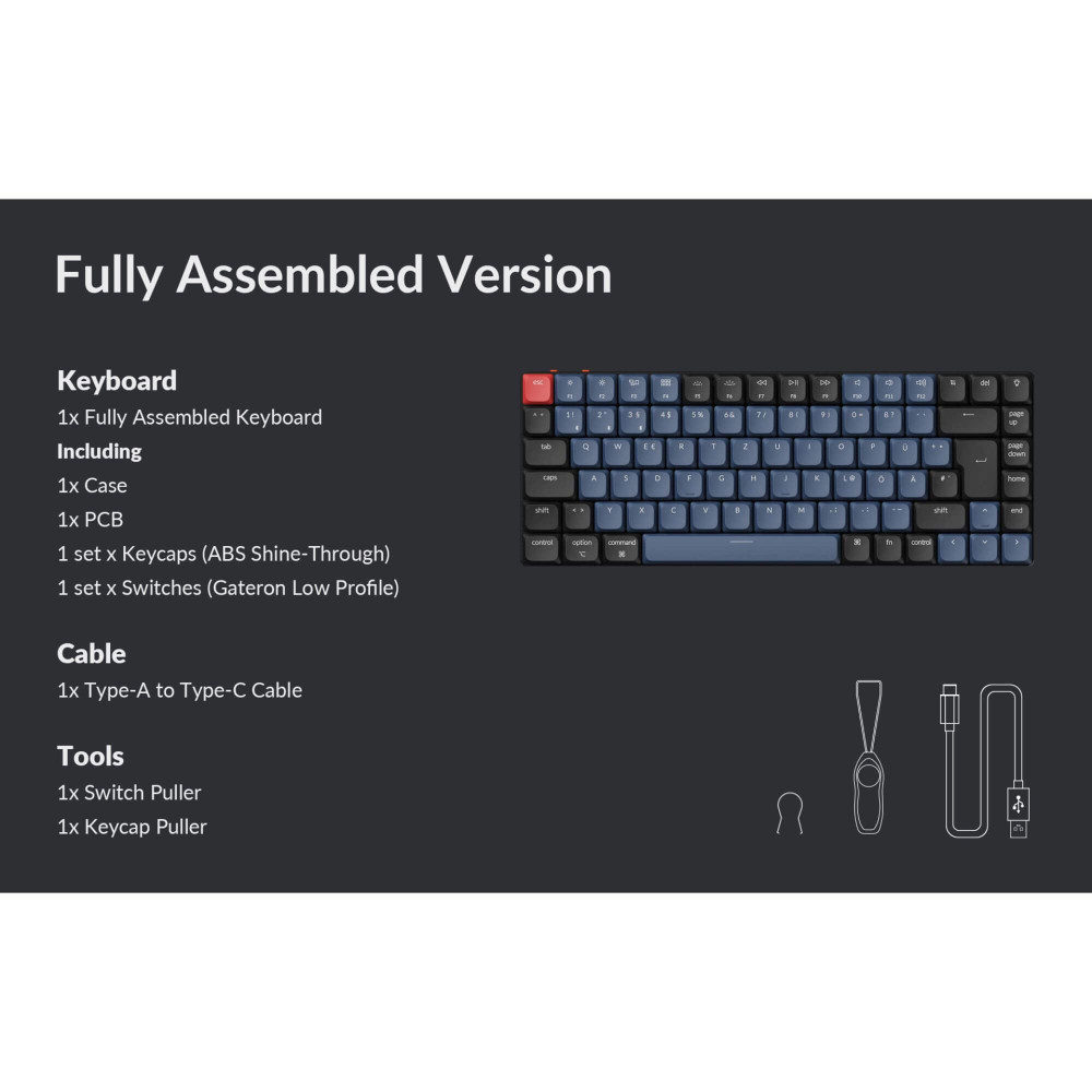 Mechanical keyboard Keychron K3 Pro Hot-Swap Swiss Layout (ISO-CH)