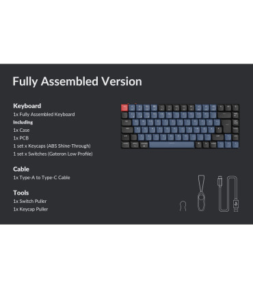 Clavier mécanique Keychron K3 Pro Hot-Swap German Layout (ISO-DE)