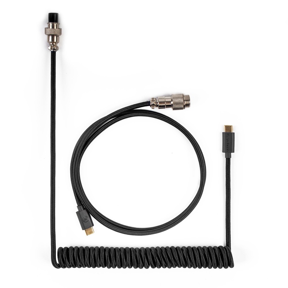 Keychron Câble enroulé personnalisé noir