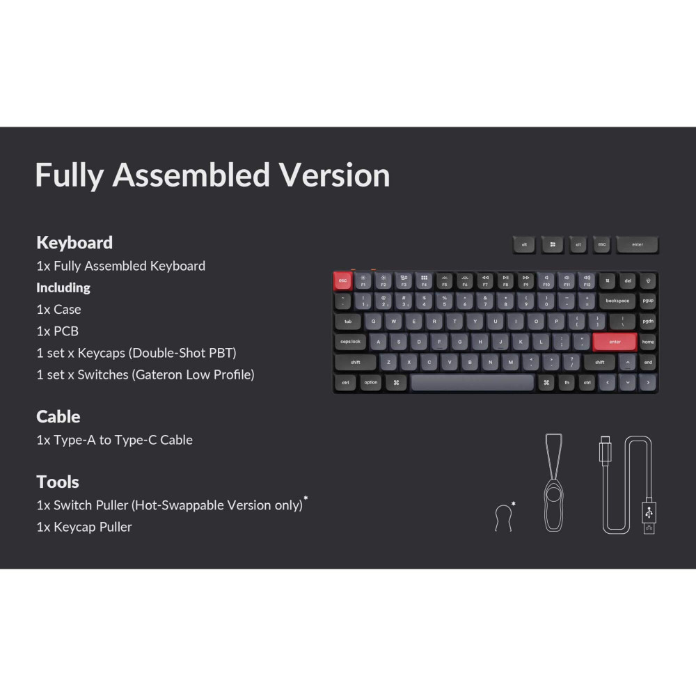 Clavier mécanique Keychron K3 Pro Hot-Swap US Layout (ANSI)