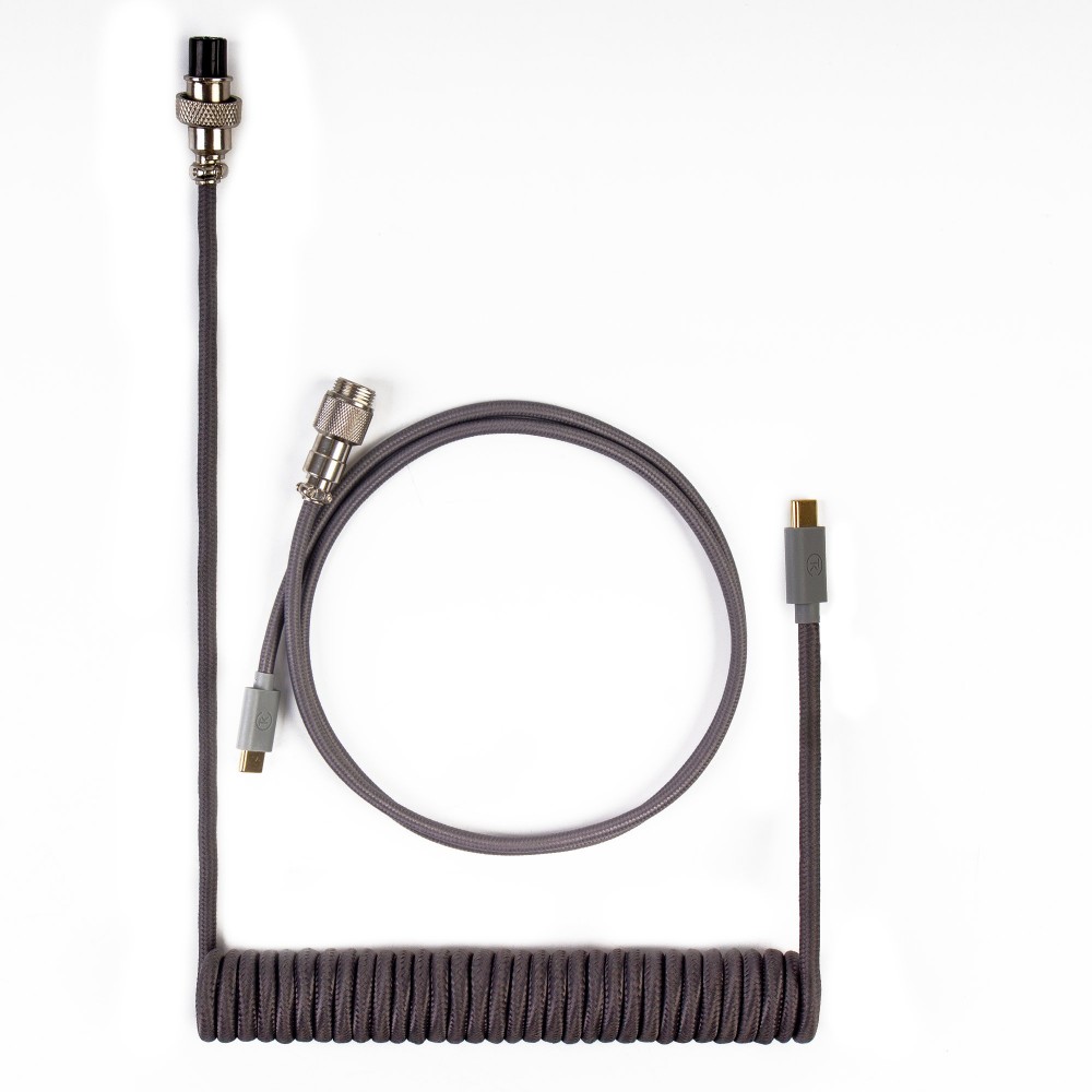Keychron Câble enroulé sur mesure Gris