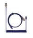 Keychron Custom Coiled Aviator Cable Blue
