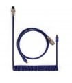 Keychron Custom Coiled Aviator Cable Blue