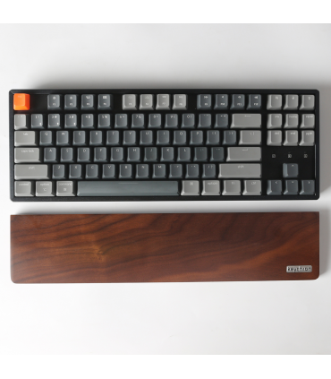 Ergonomic wrist rest made of fine wood for more comfort