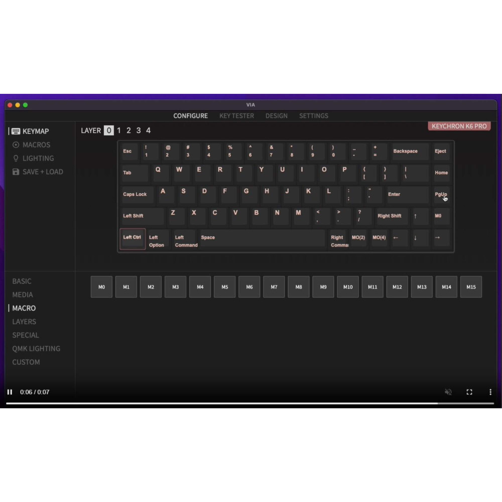 Keychron K6 Pro Red Switch (ISO-CH)