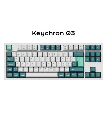 Keychron PBT White Mint Full Set Keycaps (ISO-CH)