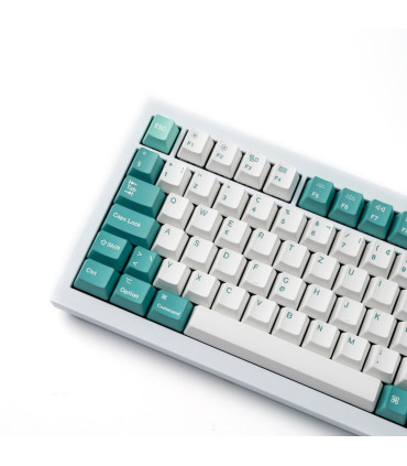 Keychron PBT White Mint Full Set Keycaps (ISO-CH)