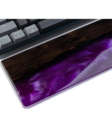 Ergonomic wrist rest made of fine wood for more comfort