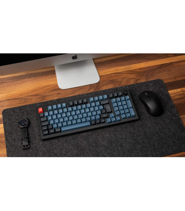 Keychron Q5 Commutateur QMK Rouge noir (ISO-CH) avec bouton