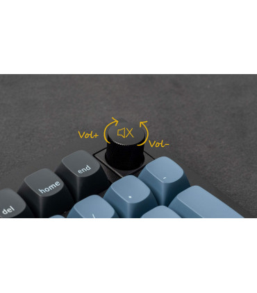 Keychron Q5 Black QMK Red Switch (ISO-CH) w/Knob