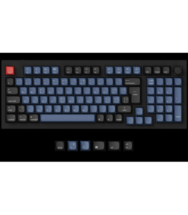 Keychron Q5 Black QMK Red Switch (ISO-CH) w/Knob