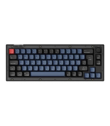 Keychron V2 Frosted Black Red Switch (ISO-CH) w/Knob