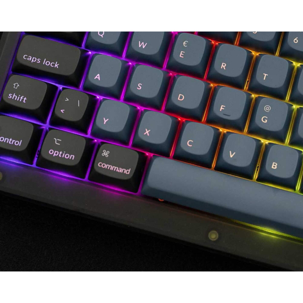 Keychron V2 Frosted Black Red Switch (ISO-CH) w/Knob