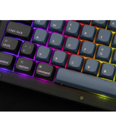 Keychron V2 Interrupteur noir rouge givré (ISO-CH) avec bouton