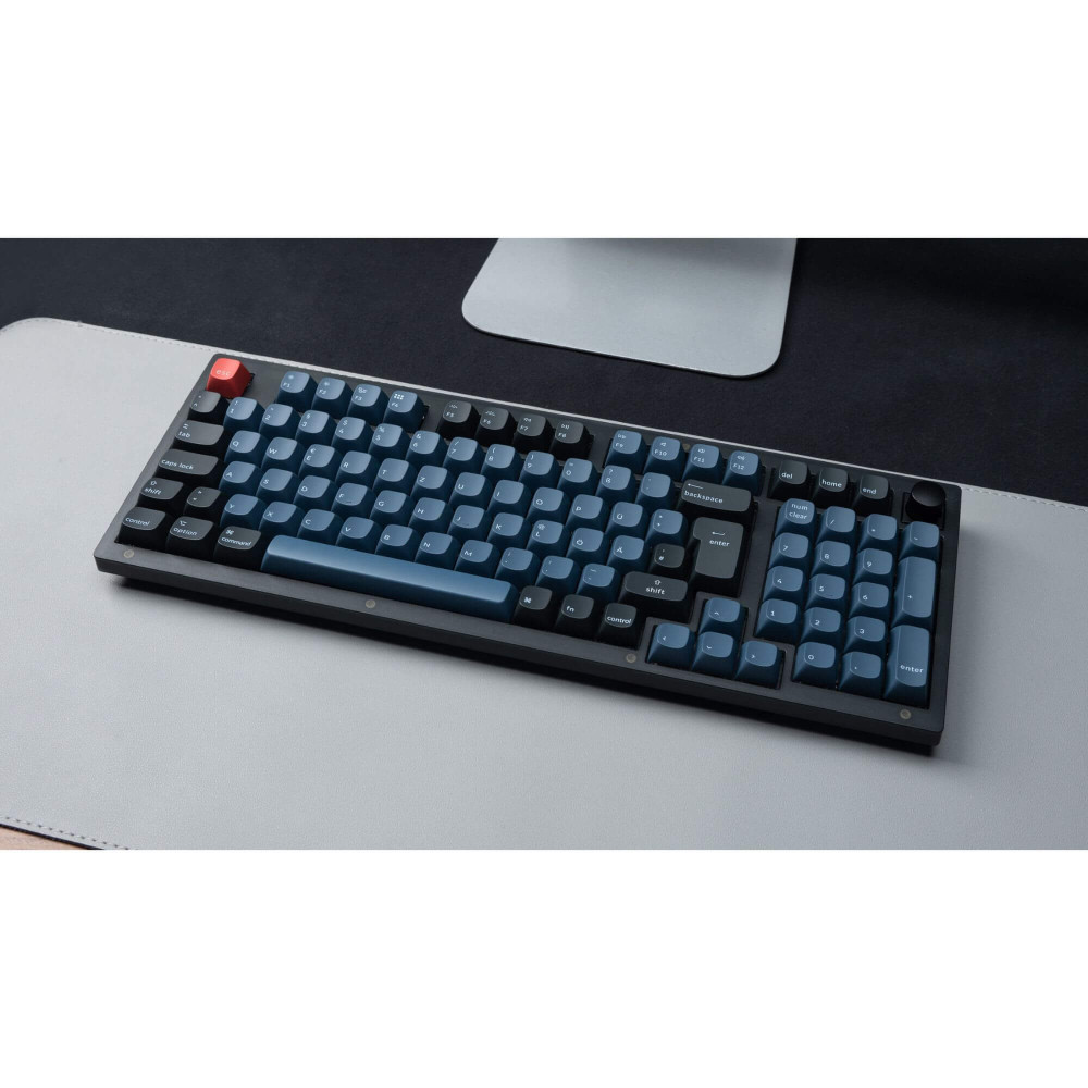 Keychron V5 Frosted Black Red Switch (ISO-CH) w/Knob
