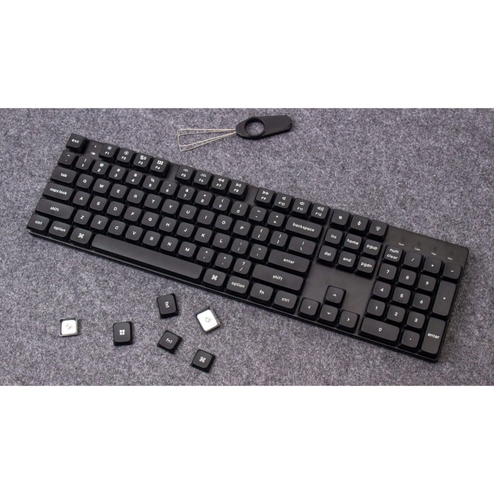 Keychron PBT Low Profile Keycap Set Black