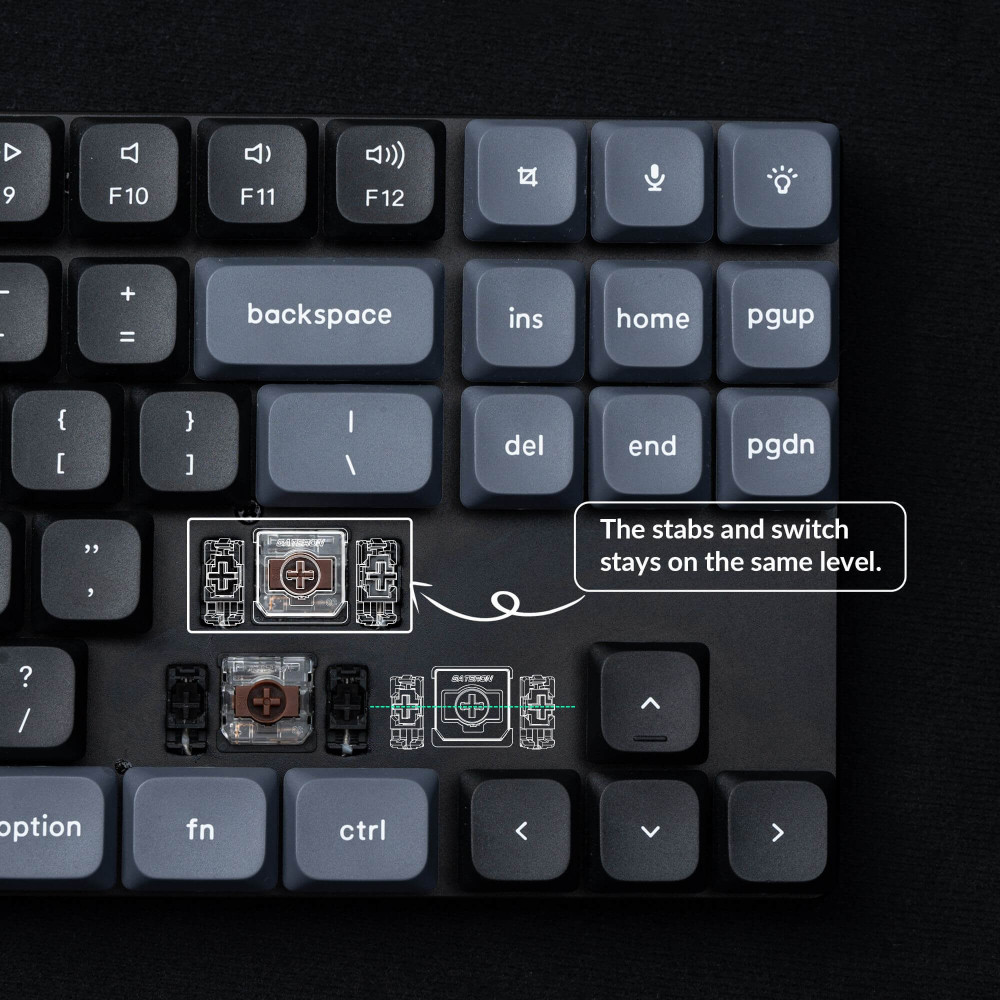 Clavier mécanique Keychron disposition ANSI remplaçable à chaud K1 Pro