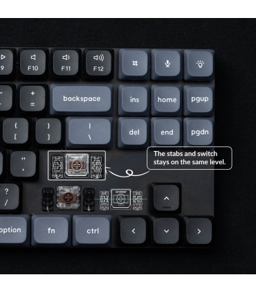 Clavier mécanique Keychron disposition ANSI remplaçable à chaud K1 Pro