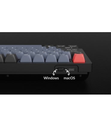 Keychron Q3 Rubin Rot QMK Brown Switch (ANSI) w/Knob Special Edition
