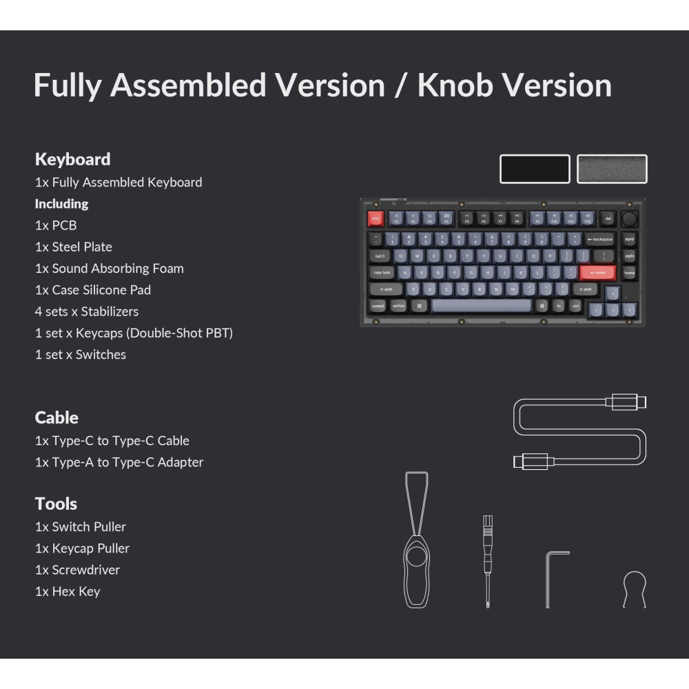 Die Keychron V1 - Ihre neue mechanische Tastatur mit ANSI Layout