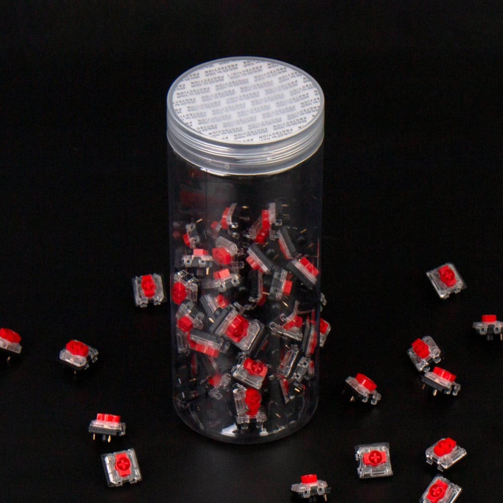 Gateron Low Profile Switch  2.0 Set 110pcs/Set Red