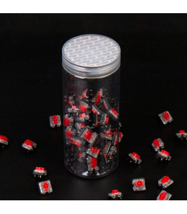 Gateron Low Profile Switch 2.0 Set 110pcs / Set Red