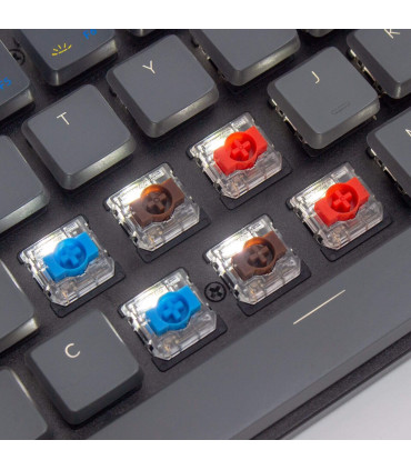 Gateron Commutateur Low Profile 2.0 Set 110pcs / Set Marron