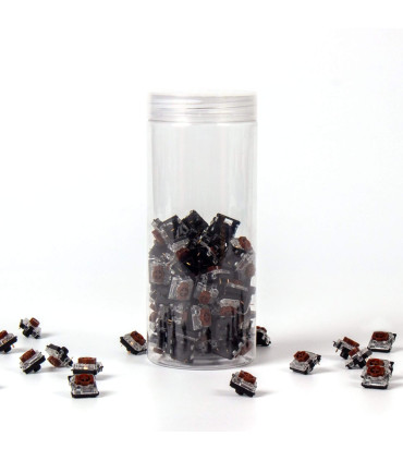 Gateron Commutateur Low Profile 2.0 Set 110pcs / Set Marron