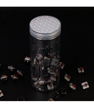 Gateron Commutateur Low Profile 2.0 Set 110pcs / Set Marron