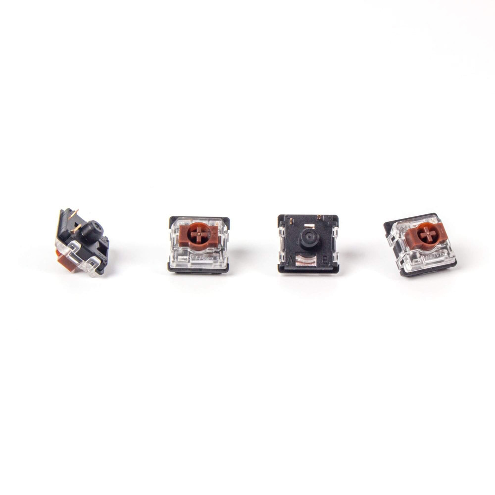 Gateron Commutateur Low Profile 2.0 Set 110pcs / Set Marron